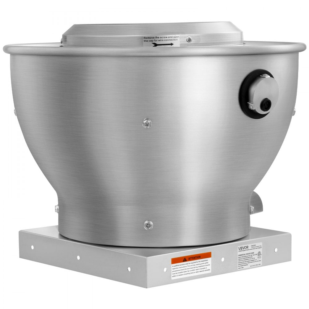 Vevor Exhaust Fan Commercial Kitchen 612 CFM Direct Drive Hood Vent New