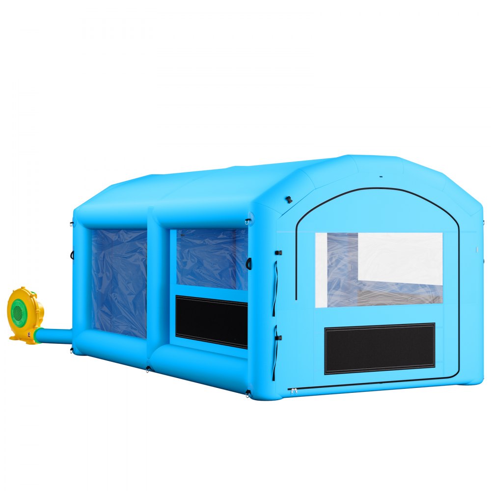 Vevor Inflatable Paint Booth Portable Spray Booth 20' x 10' x 8' Blue New