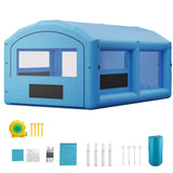 Vevor Inflatable Paint Booth 21' x 13' x 10' Portable Spray Booth for Pickup Trucks & Furniture New