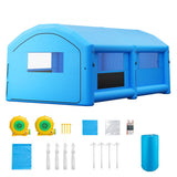 Vevor Inflatable Paint Booth 23 x 13 x 9' Portable Spray Booth Tent New