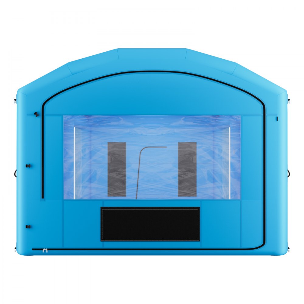 Vevor Inflatable Paint Booth 30' x 16' x 12' Portable Spray Booth with Changing Area Blue New