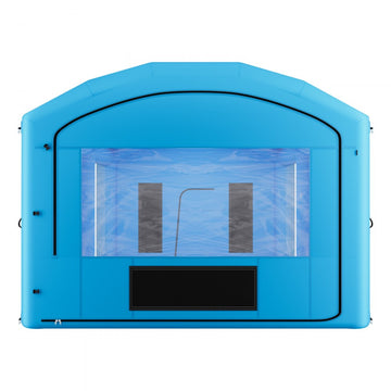 Vevor Inflatable Paint Booth 30' x 16' x 12' Portable Spray Booth with Changing Area Blue New