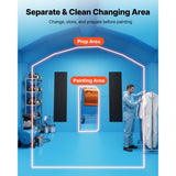 Vevor Inflatable Paint Booth 33 x 20 x 13' Portable Spray Booth with Changing Area New