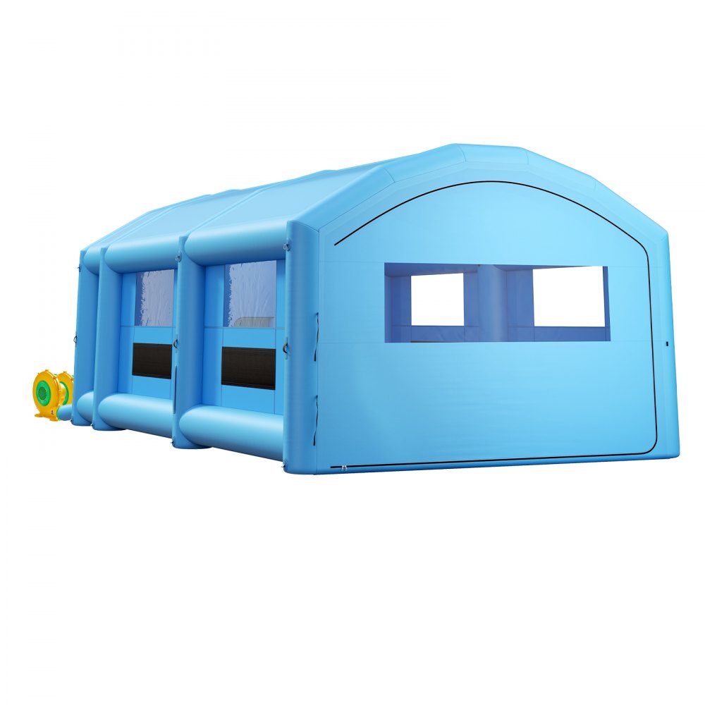 Vevor Inflatable Paint Booth 33 x 20 x 13' Portable Spray Booth with Changing Area New