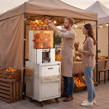 Vevor Base Cabinet Movable Orange Juicer Cabinet New