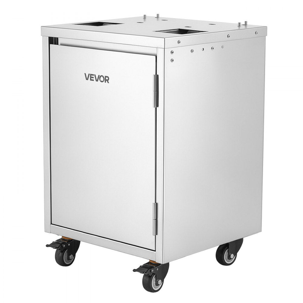 Vevor Base Cabinet Movable Orange Juicer Cabinet with Swivel Casters New