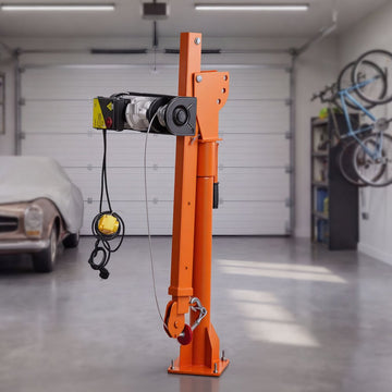 Vevor Pickup Truck Crane Electric 1100 lbs Foldable Jib Hoist New