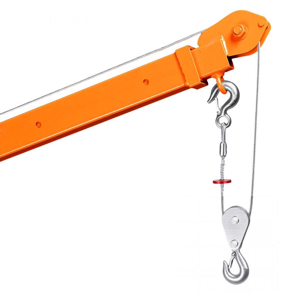 Vevor Pickup Truck Crane Electric 1100 lbs Foldable Jib Hoist New