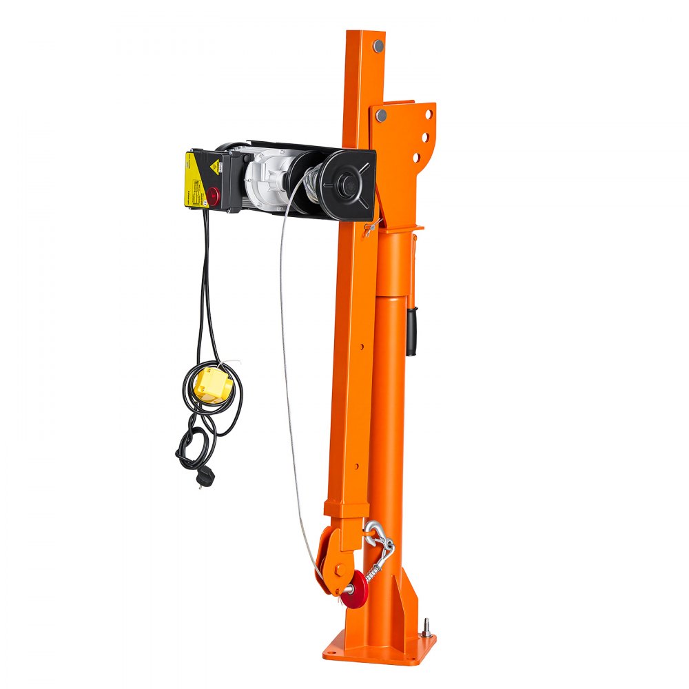 Vevor Pickup Truck Crane Electric 1100 lbs Foldable Jib Hoist New