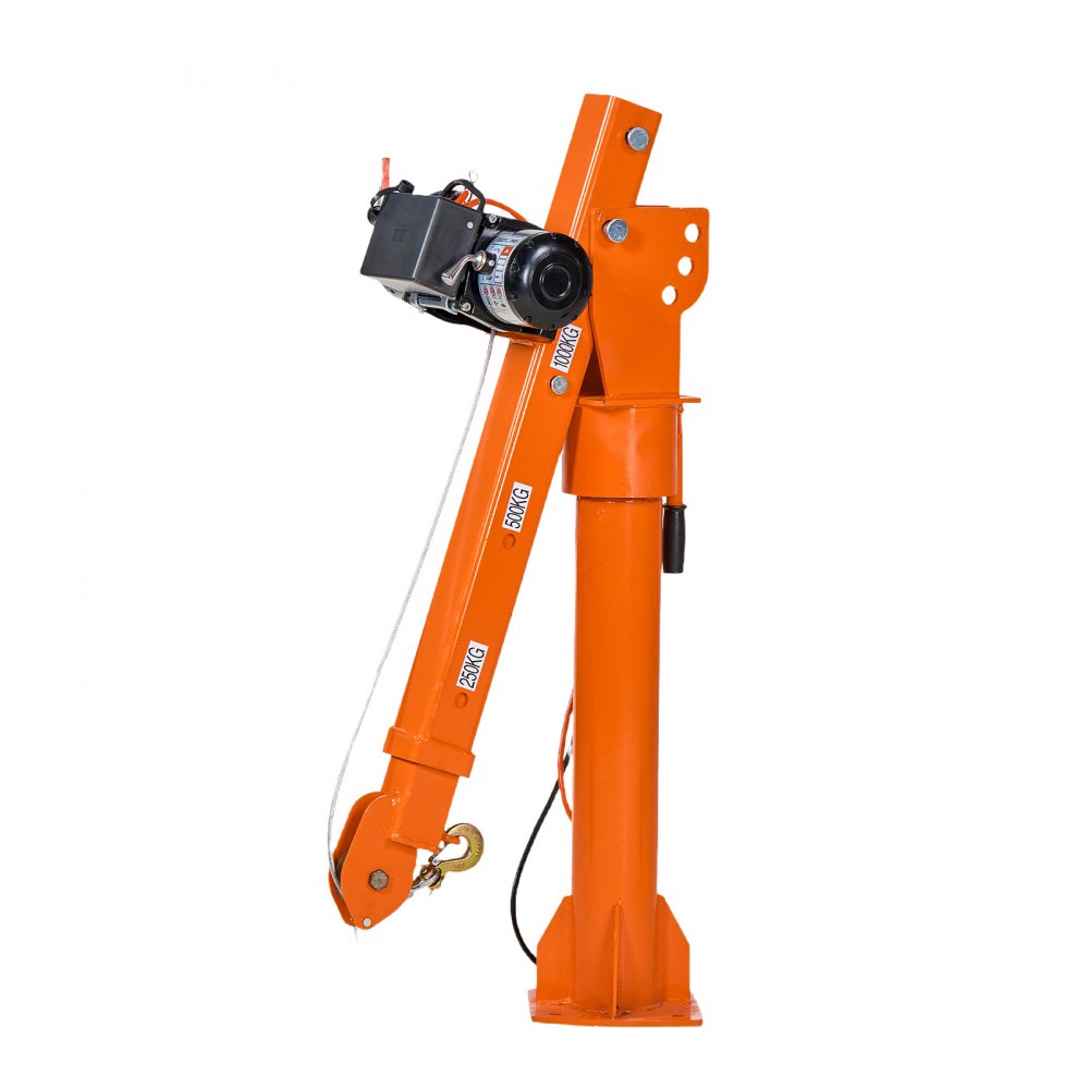 Vevor Truck Crane Electric Pickup Bed Jib with 12V 6000 lbs Winch 2200 lbs Capacity New