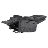 Vevor Recliner Chair Power Lift Dual Motor Heat Massage Dark Gray New