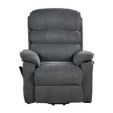 Vevor Recliner Chair Power Lift Dual Motor Heat Massage Dark Gray New