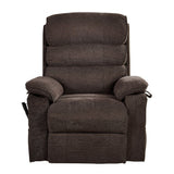 Vevor Recliner Chair Power Lift Recliner Dual Motor Heat and Massage Brown New