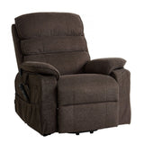 Vevor Recliner Chair Power Lift Recliner Dual Motor Heat and Massage Brown New