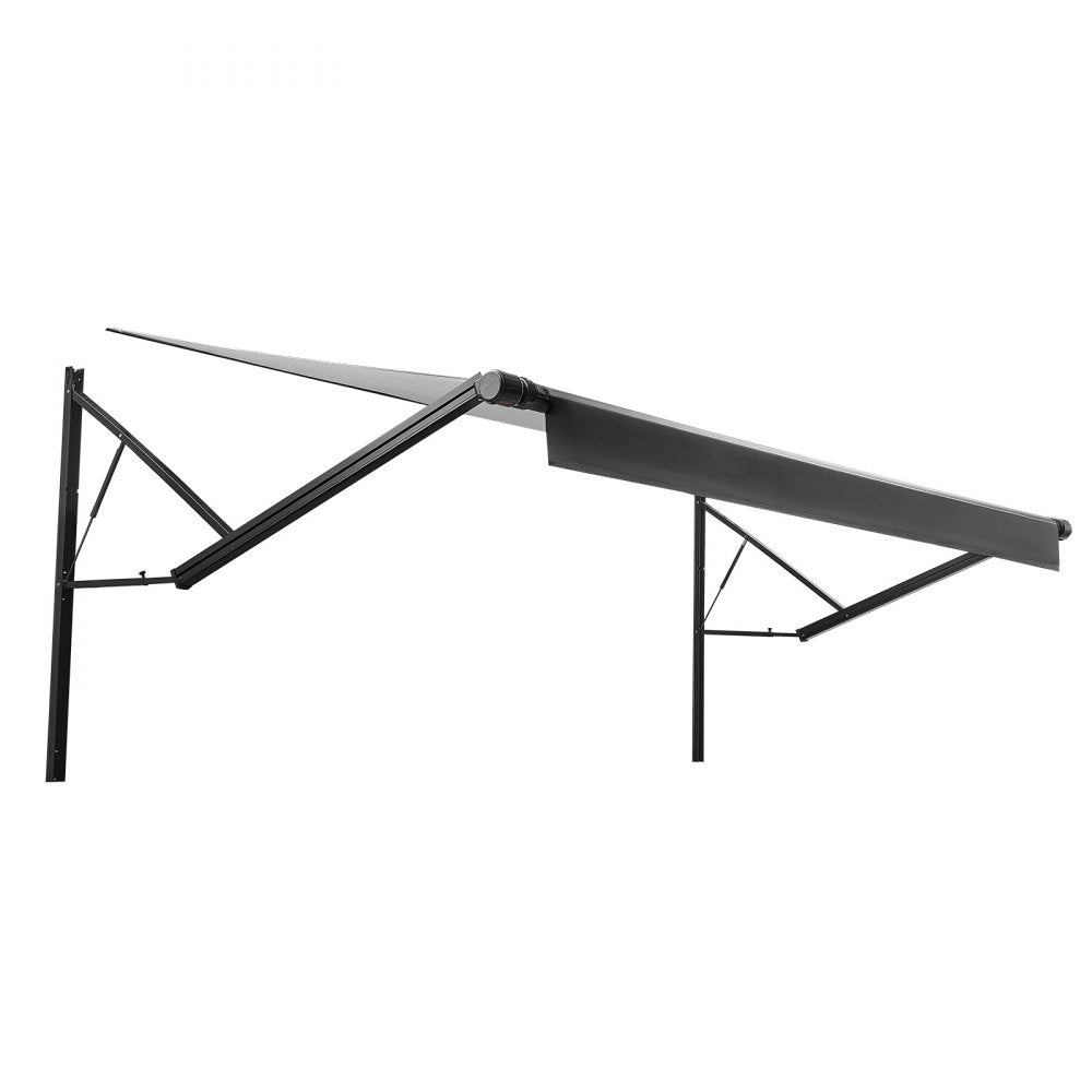 Vevor Electric Retractable RV Awning Motorized Complete Kit 15.06' Gradient Black New