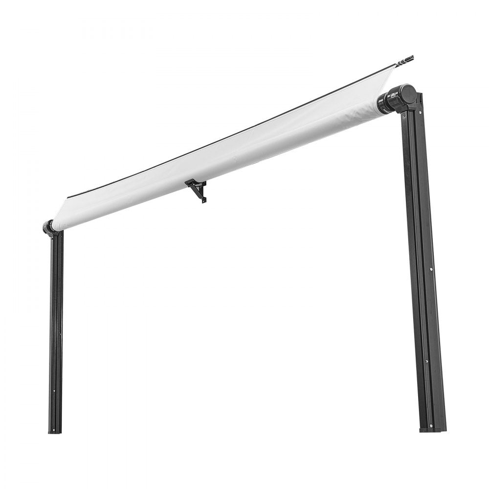 Vevor Electric Retractable RV Awning Motorized Complete Kit 15.06' Gradient Black New