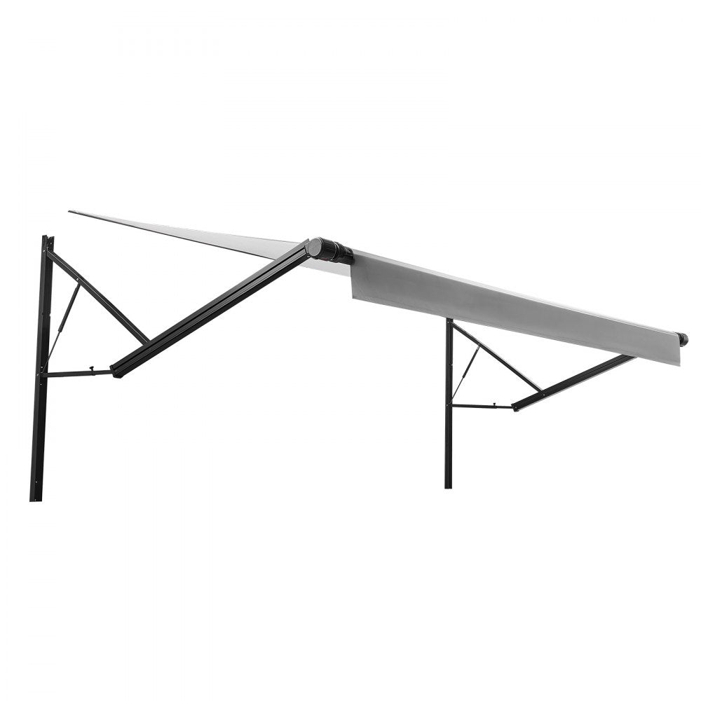 Vevor Electric Retractable RV Awning Motorized Complete Kit 21' Gradient Gray New