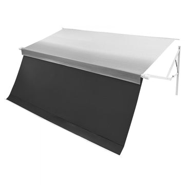 Vevor RV Awning Motorized Retractable Complete Kit with Sunshade Screen 18.06' New