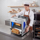 Vevor Bread Slicer Electric Countertop 12 mm Commercial Bread Cutting Machine New