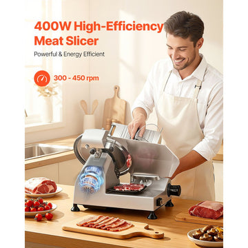 Vevor Meat Slicer Commercial 12" Electric Food Cutter New