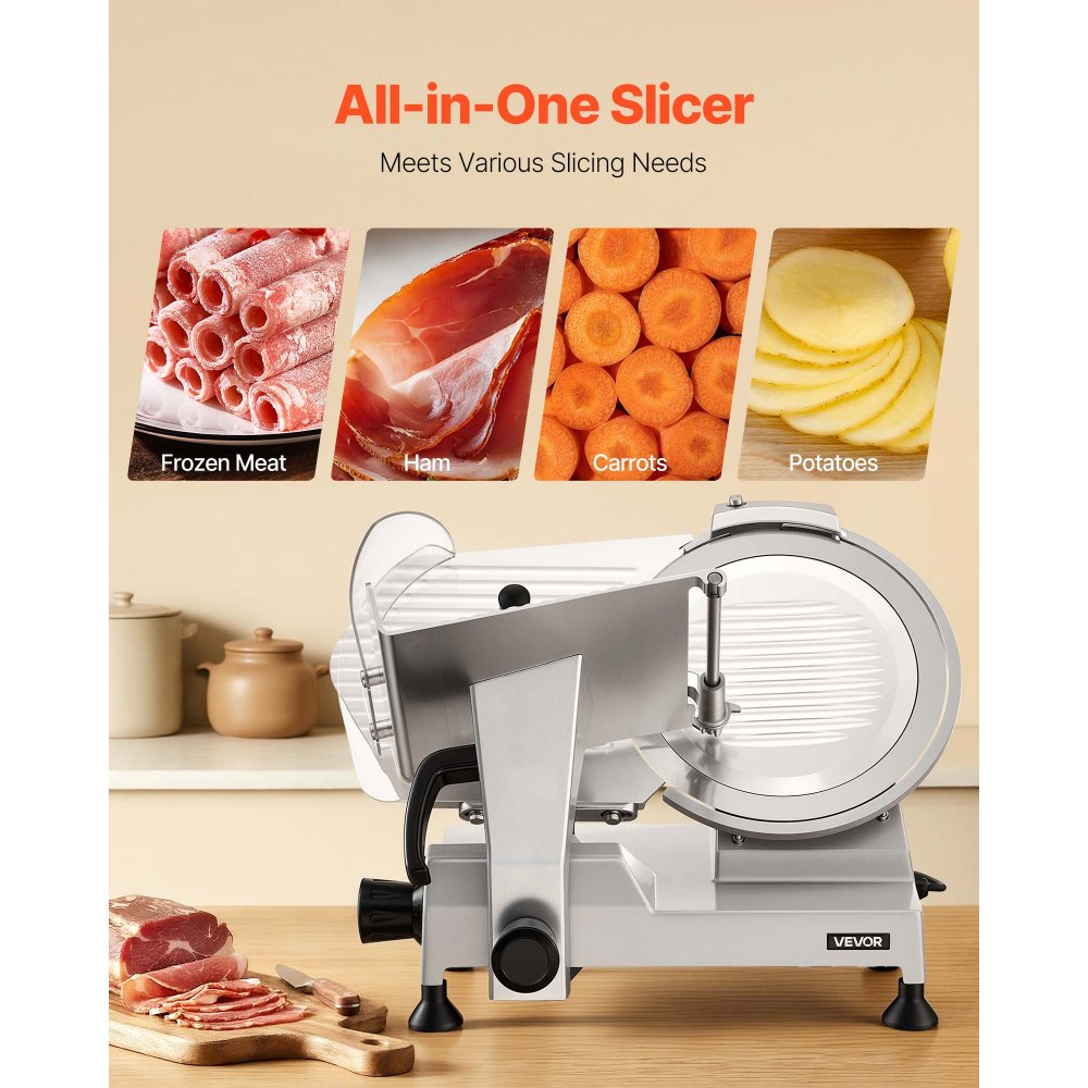 Vevor Meat Slicer Commercial 12" Electric Food Cutter New