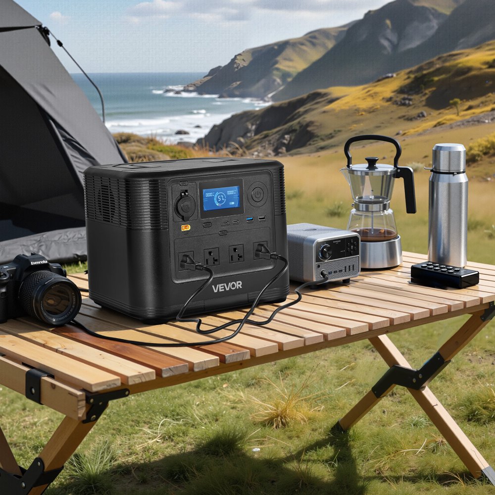 Vevor Portable Power Station 1800W 1008Wh LiFePO4 Battery Backup New