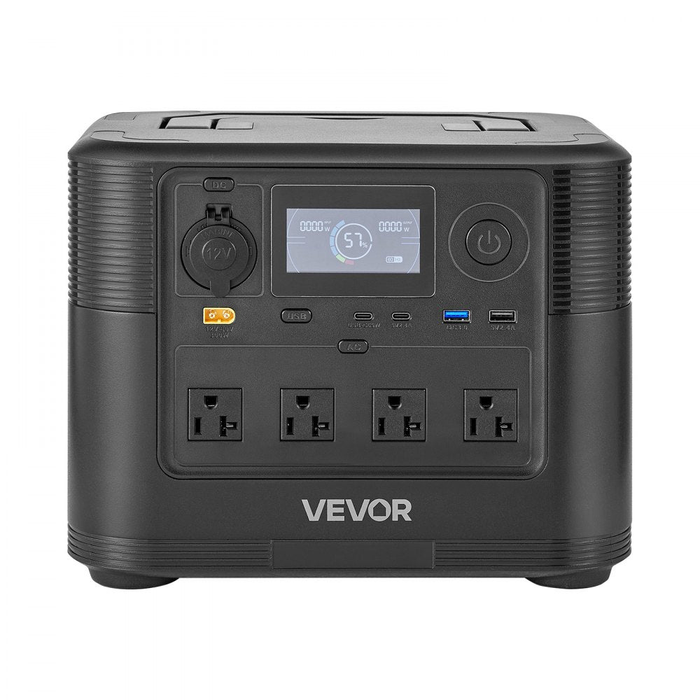 Vevor Portable Power Station 1800W 1008Wh LiFePO4 Battery Backup New