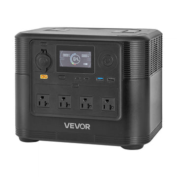 Vevor Portable Power Station 1200W 806Wh LiFePO4 Battery Backup New