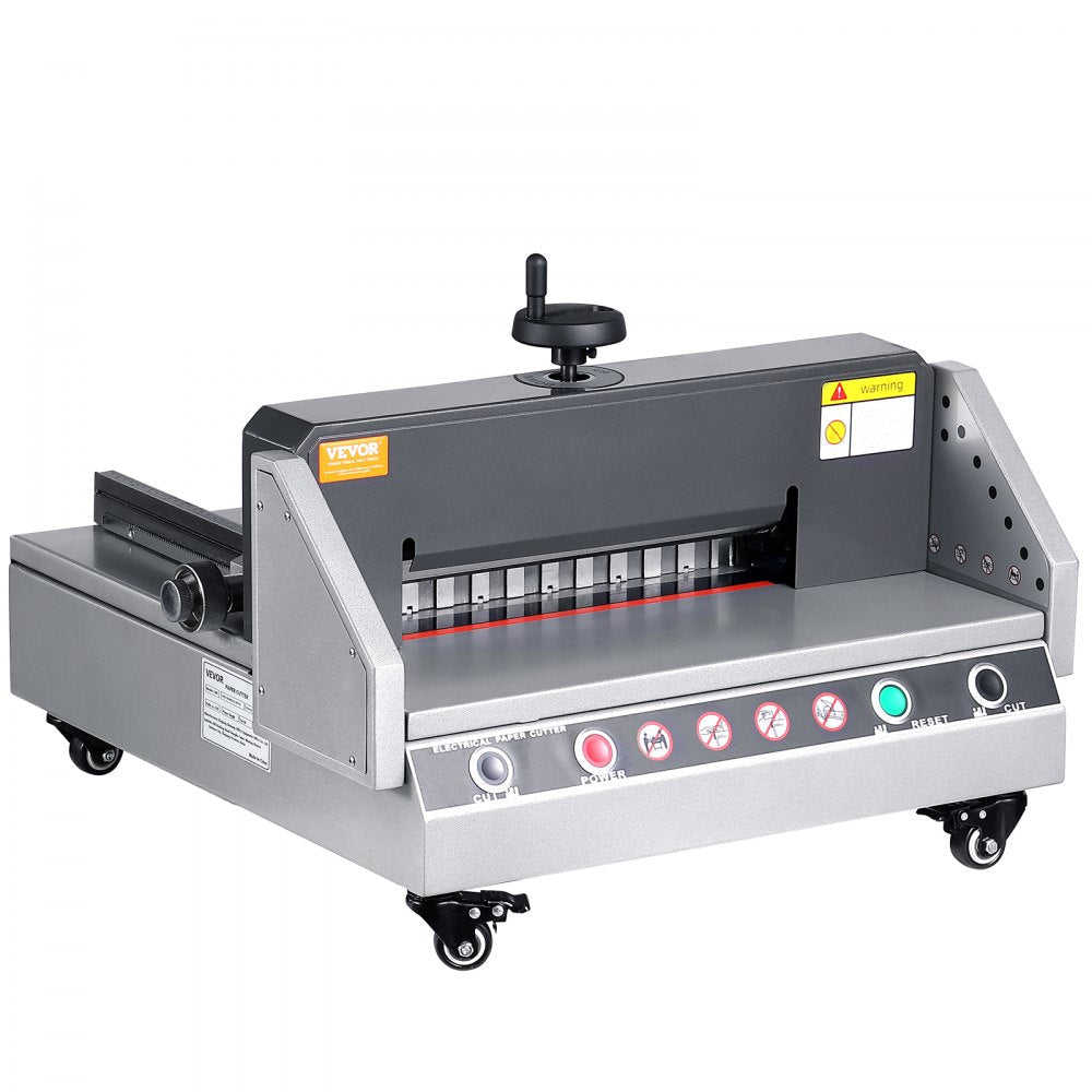 Vevor Electric Paper Cutter Desktop Button-Control Paper Trimmer 13" New