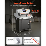 Vevor Electric Paper Cutter 20.28" Guillotine Trimmer with 7" Touchscreen New