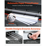 Vevor Electric Paper Cutter 20.28" Guillotine Trimmer with 7" Touchscreen New