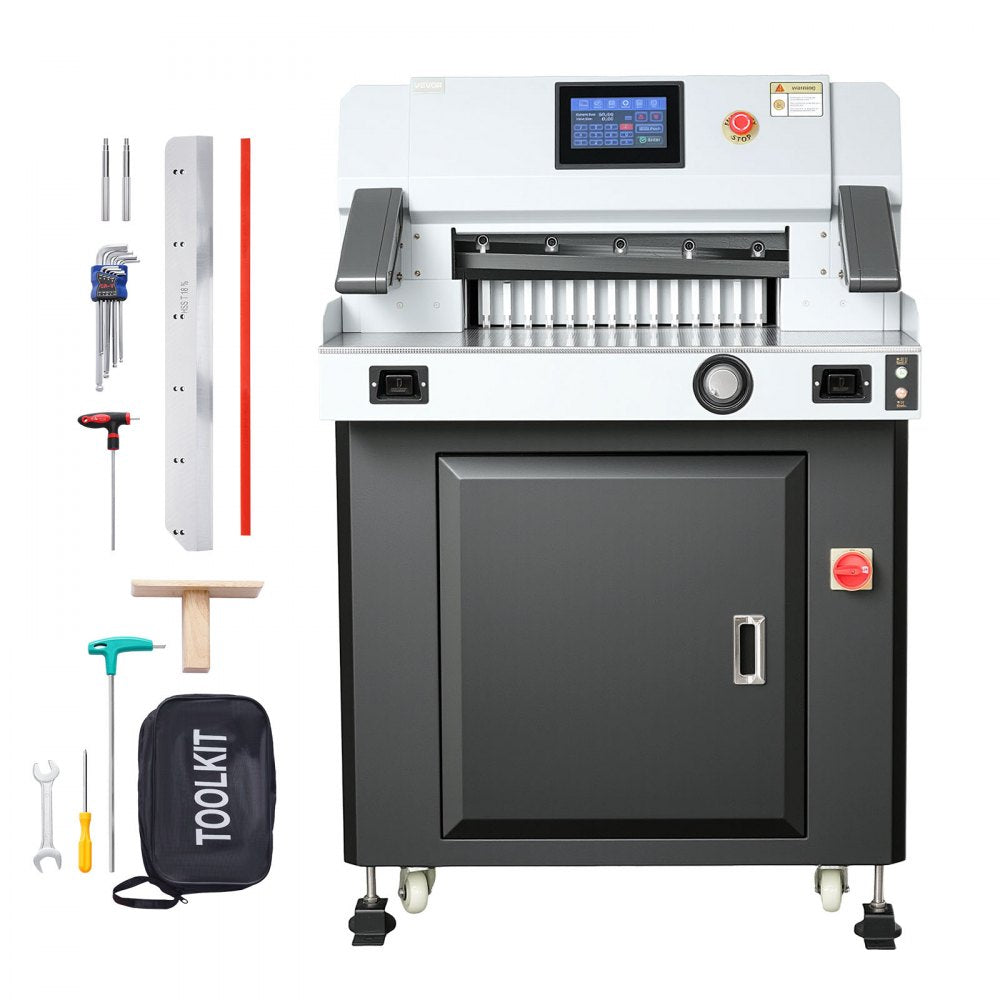 Vevor Electric Paper Cutter 20.28" Guillotine Trimmer with 7" Touchscreen New