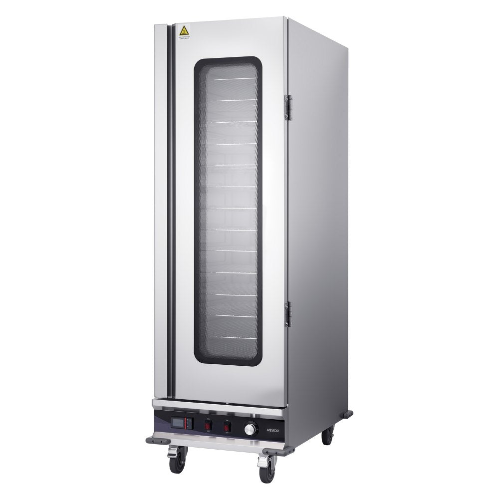 Vevor Food Warmer 16-Tier Commercial Warming Cabinet with Glass Door New