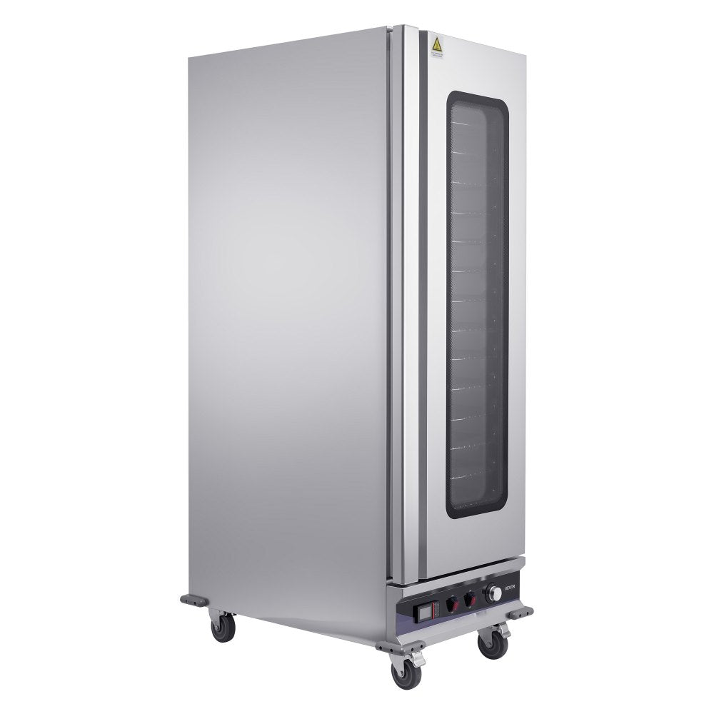 Vevor Food Warmer 16-Tier Commercial Warming Cabinet with Glass Door New