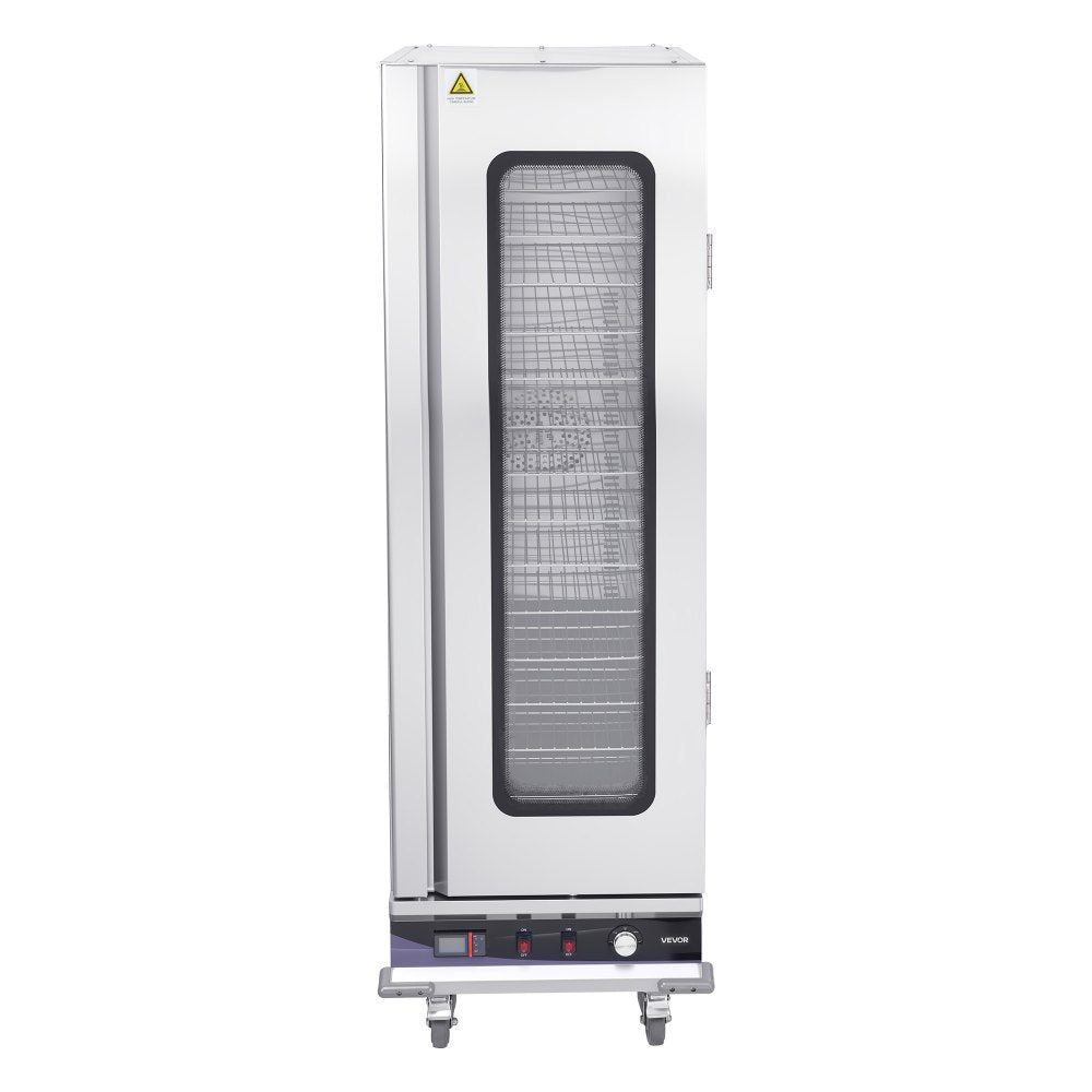 Vevor Food Warmer 16-Tier Commercial Warming Cabinet with Glass Door New