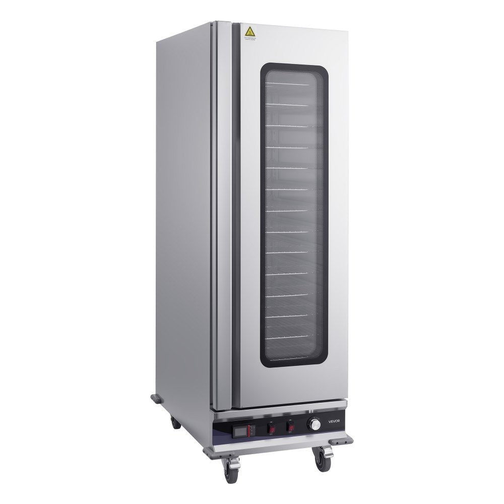 Vevor Food Warmer 16-Tier Commercial Warming Cabinet with Glass Door New