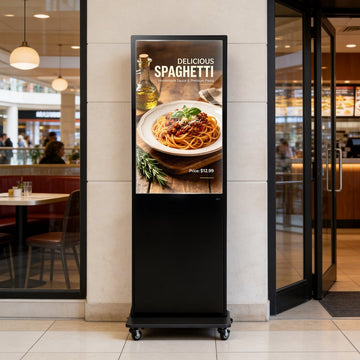 Vevor Digital Signage Display 43" Touchscreen Indoor Floor Standing Kiosk New