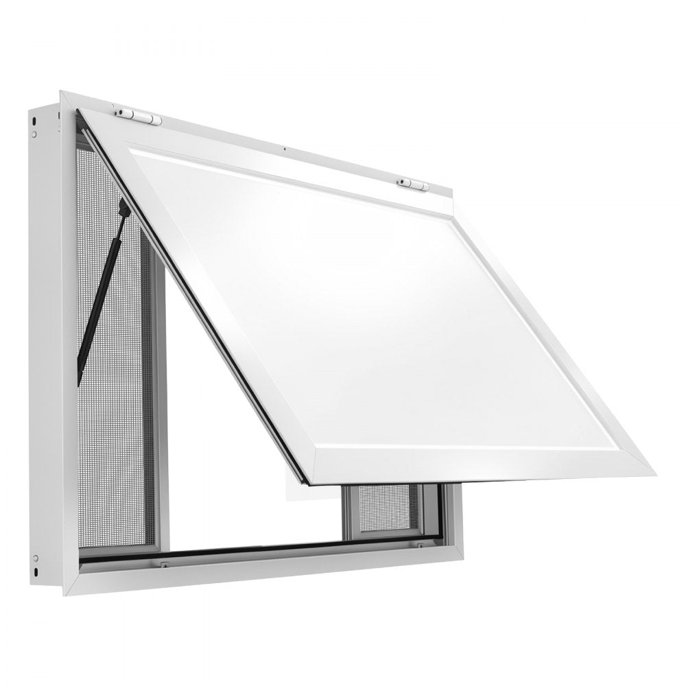 Vevor Concession Window 48" x 36" Food Truck Service Window with 4 Sliding Screen Windows New