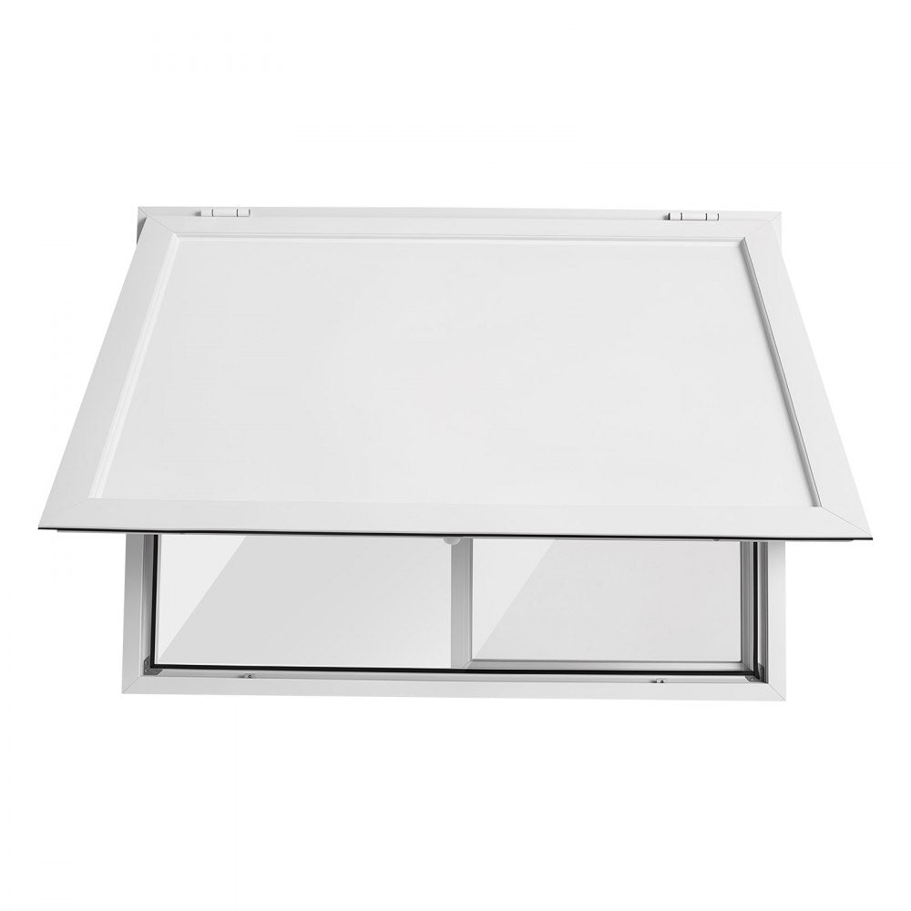 Vevor Concession Window 48" x 36" Aluminum Alloy Service Window for Food Truck with 2 Sliding Acrylic Windows New