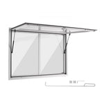 Vevor Concession Window 48" x 36" Aluminum Alloy Service Window for Food Truck with 2 Sliding Acrylic Windows New