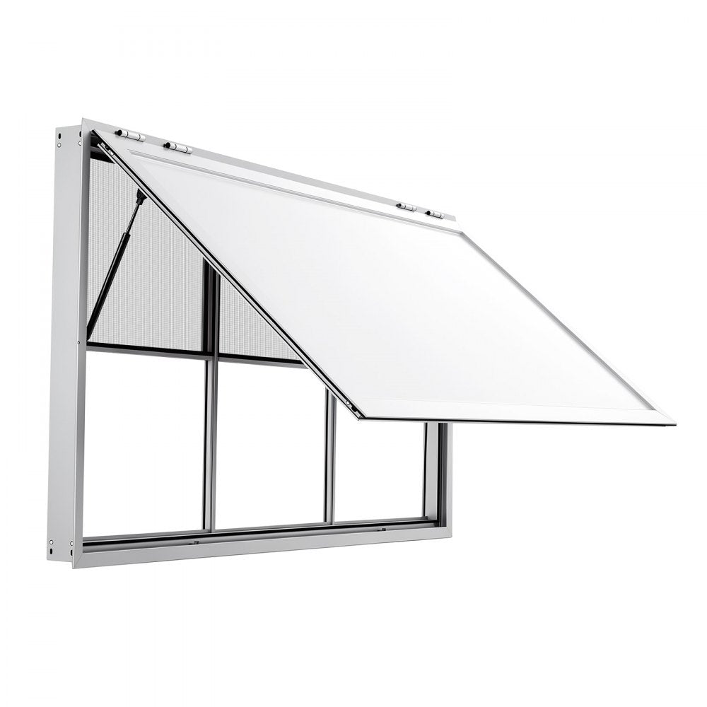 Vevor Concession Window 64" x 40" Aluminum Alloy Service Window for Food Truck New