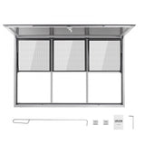 Vevor Concession Window 64" x 40" Aluminum Alloy Service Window for Food Truck New