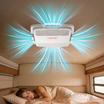 Vevor RV Air Conditioner 15,000 BTU Non-Ducted Rooftop Cooling and Heating AC Unit White New