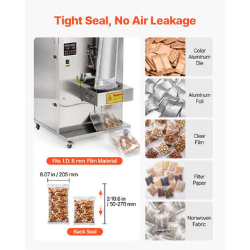 Vevor Powder Filling and Sealing Machine Automatic Particle Granule Packaging Machine New