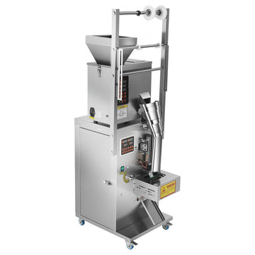 Vevor Powder Filling and Sealing Machine Automatic Granule Packaging Machine 3-200g Silver New
