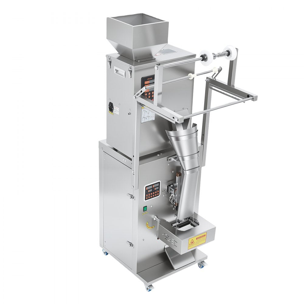 Vevor Powder Filling and Sealing Machine Automatic 10-500g Granule Packaging Machine New