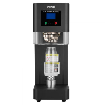 Vevor Can Sealer Machine Automatic Commercial Soda Can Sealing Machine 2.17" Black New