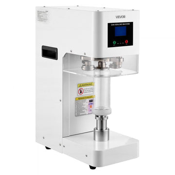 Vevor Can Sealer Machine Automatic Commercial Beverage Drink Seamer White New