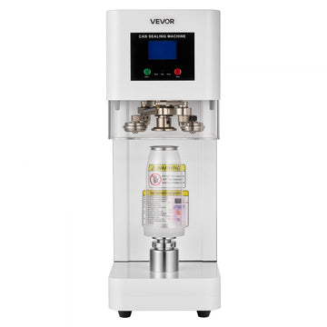 Vevor Can Sealer Machine Automatic Commercial Beverage Drink Seamer White New