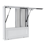 Vevor Concession Window 36" x 36" Folding Shelf Aluminum Alloy Service Window New
